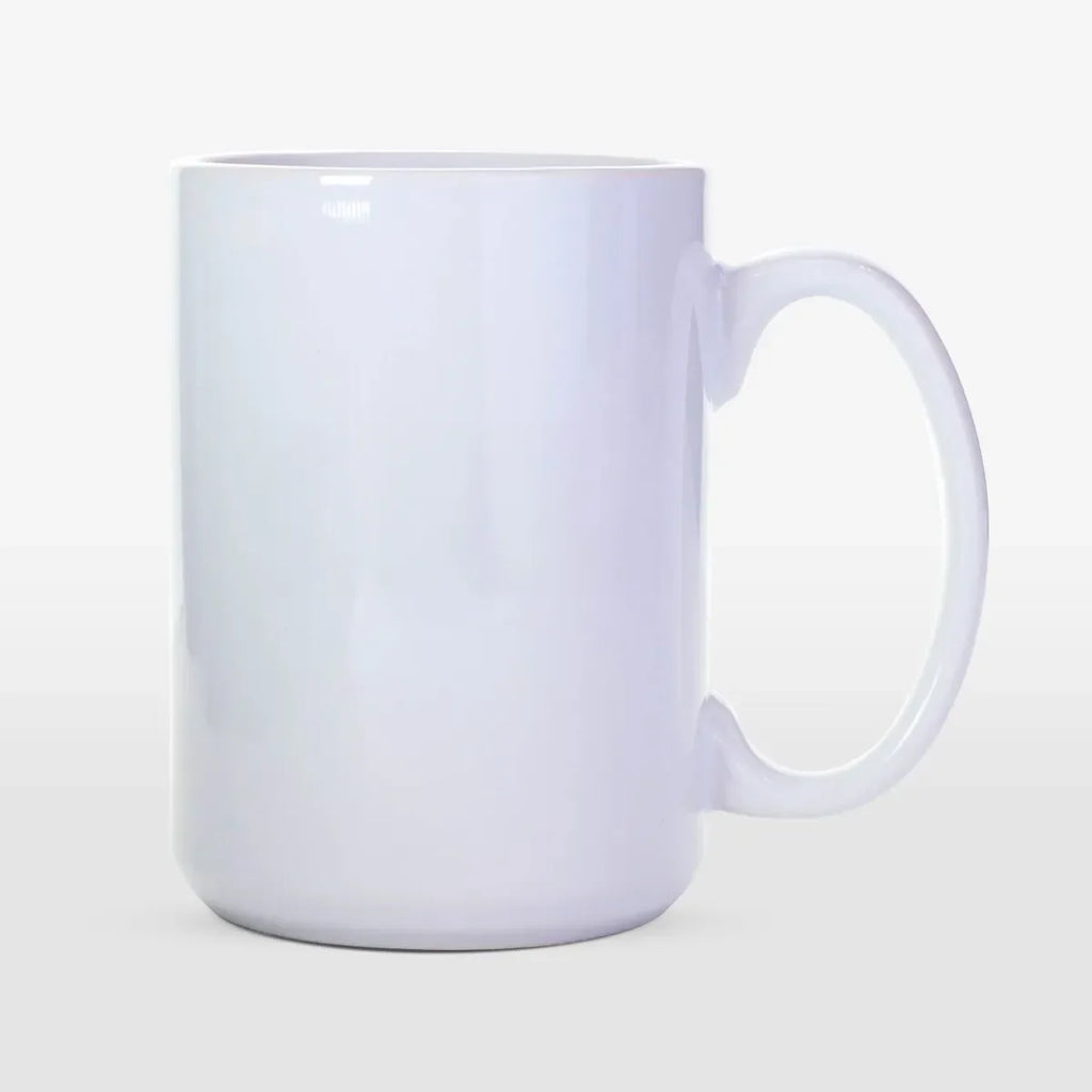 15oz White Ceramic Sublimation Mug – 24 Per Case