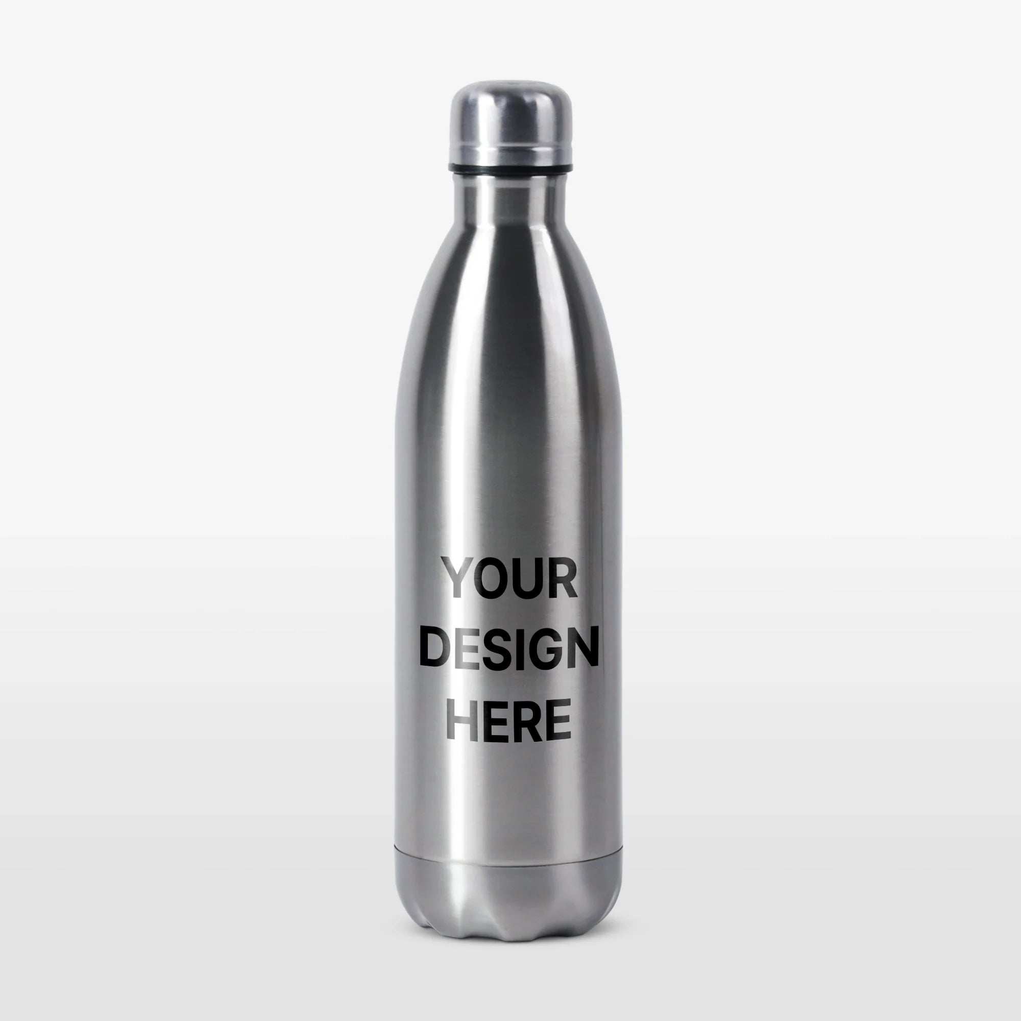 24oz Silver Stainless Steel Tumbler