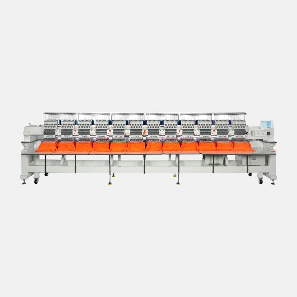 Máquina de bordar comercial multicabezal serie CHT2
