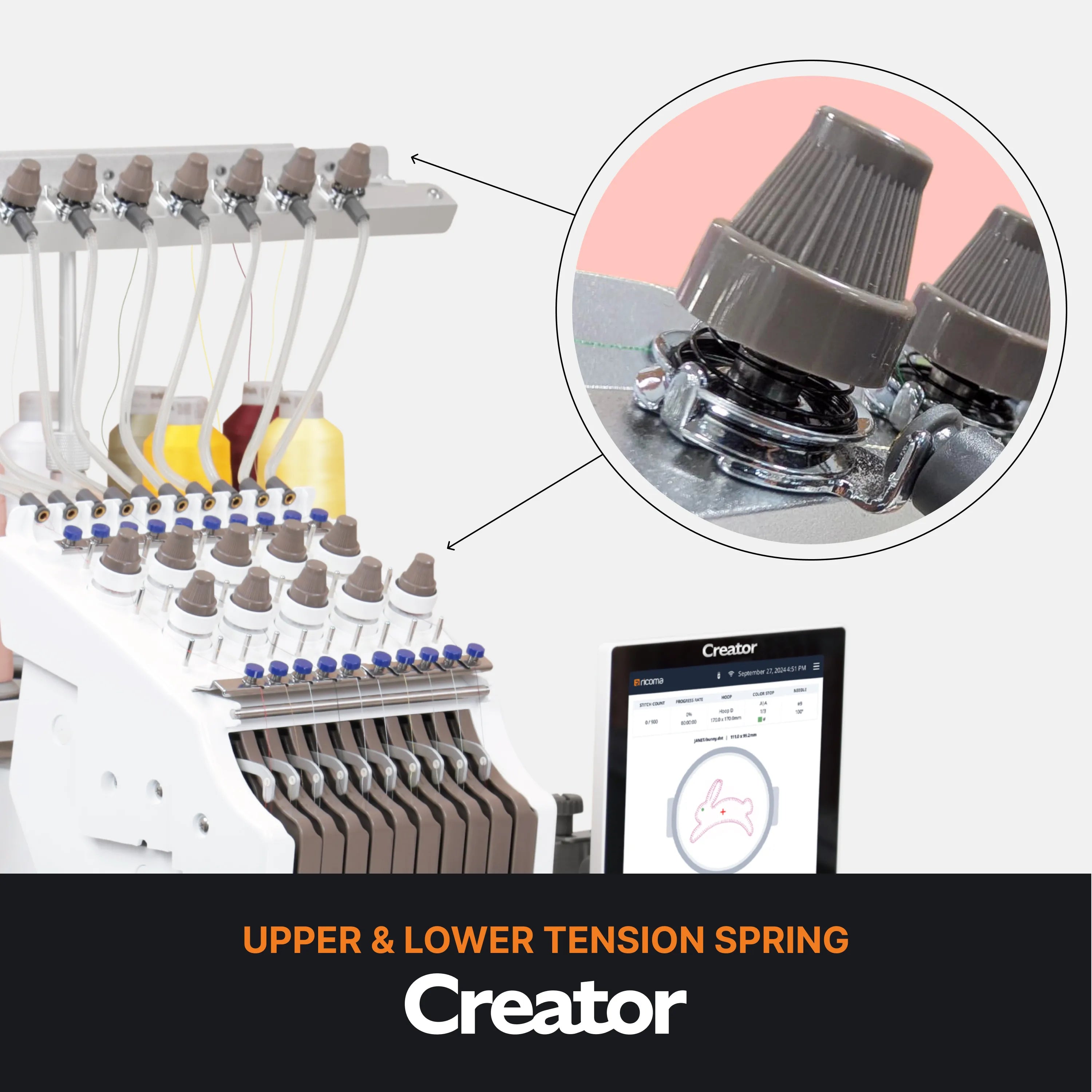 EM-1010 & Creator Tension Spring Replacement