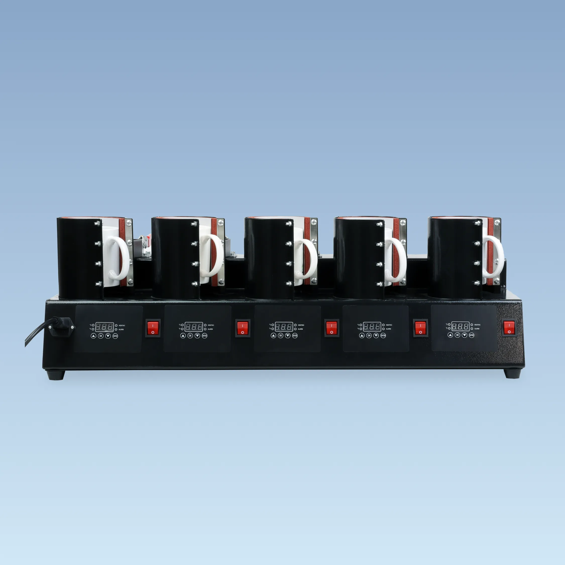 iKonix 5 Mug Heat Press with 5 mugs