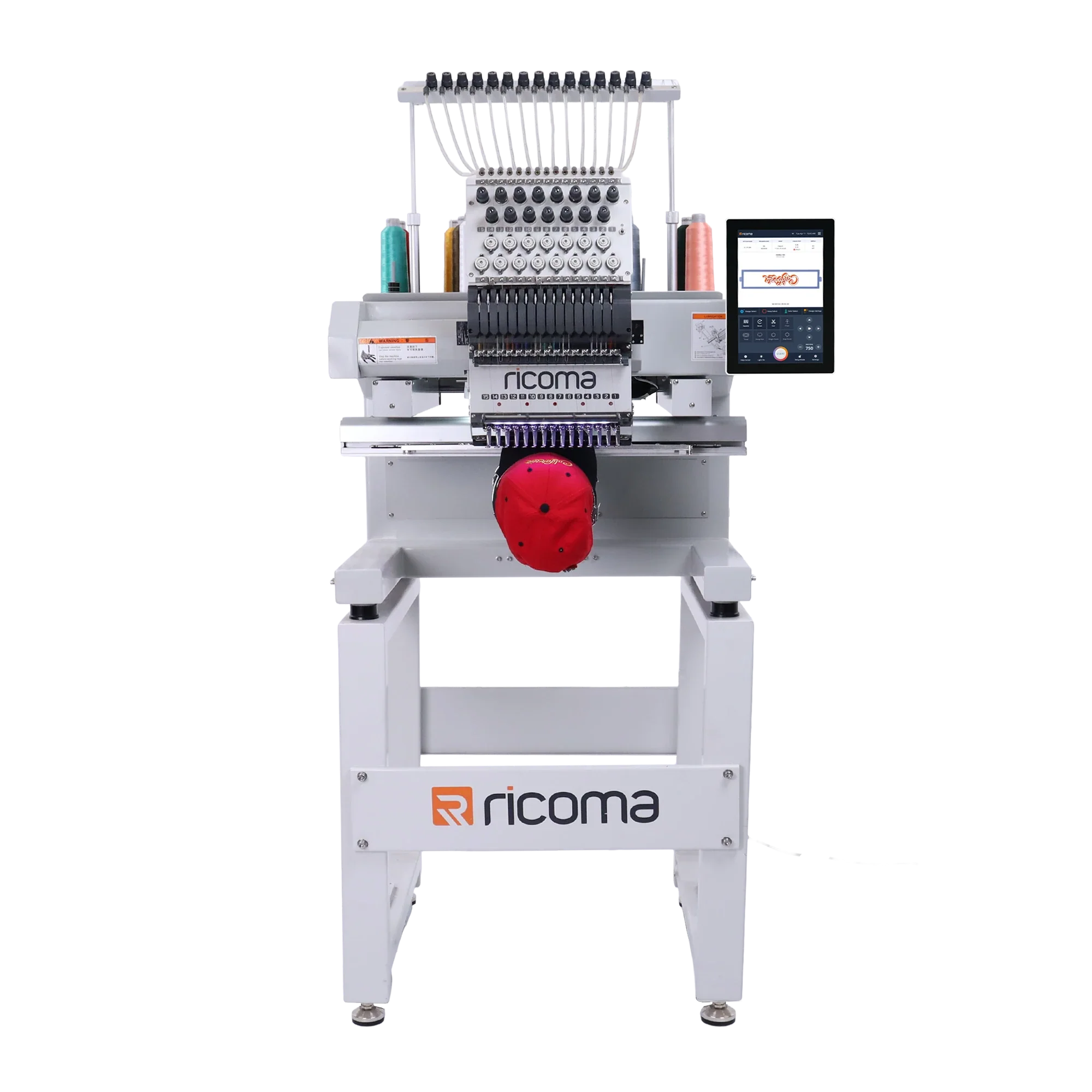 Marquee 15-Needle Commercial Embroidery Machine with 10.1" Touchscreen Panel