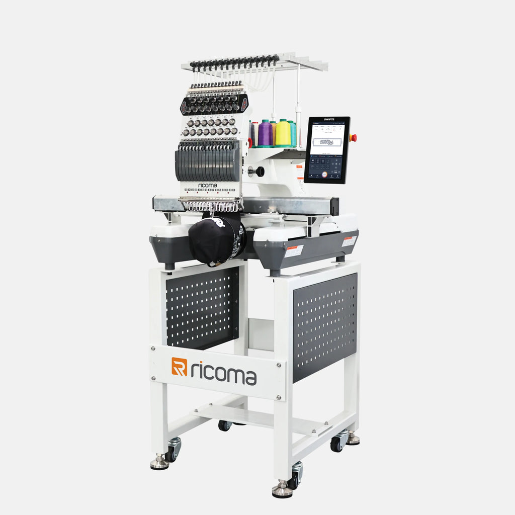 Swift 2 Commercial 15 Needle Embroidery Machine with 10.1" Touchscreen Panel