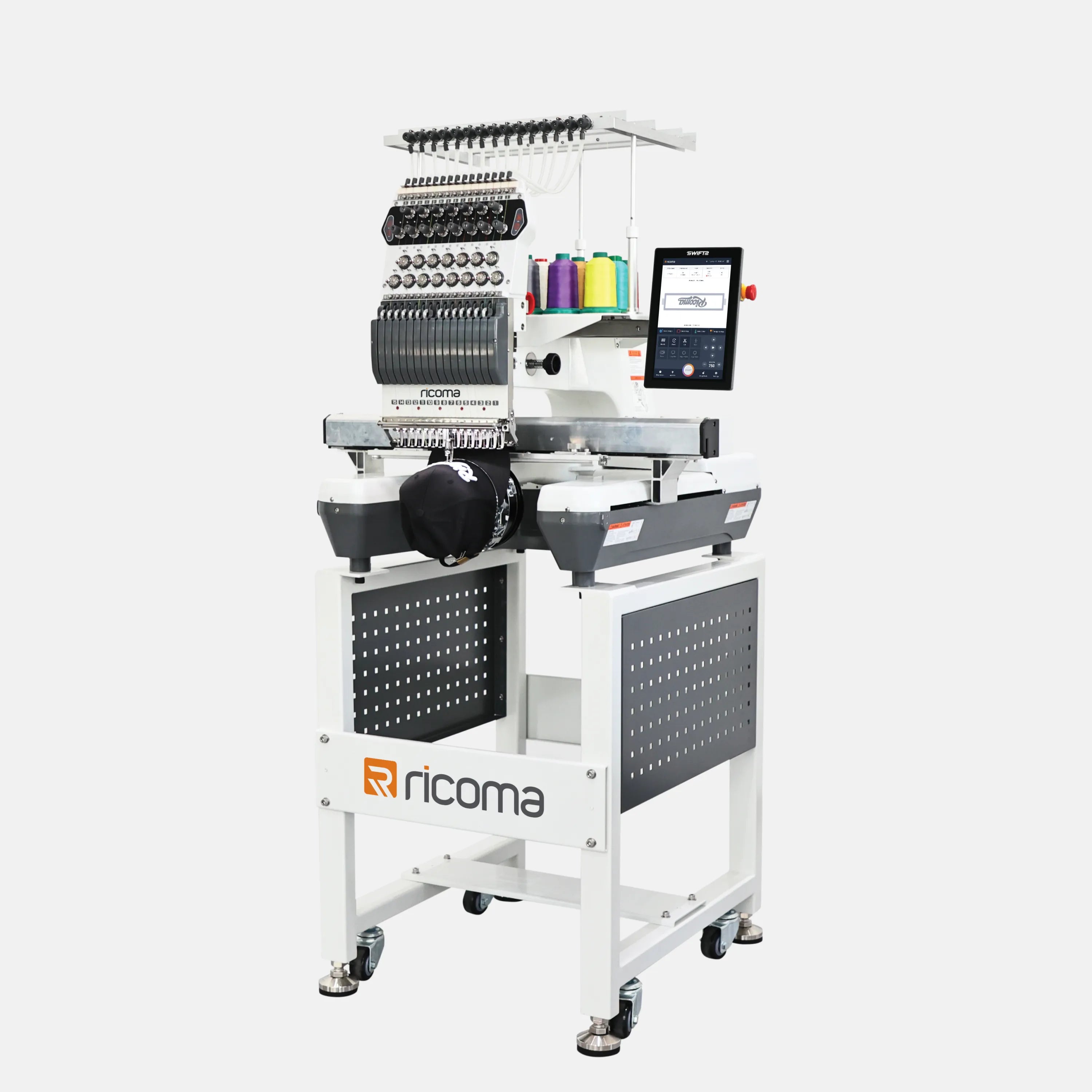 Swift 2 Commercial 15 Needle Embroidery Machine with 10.1" Touchscreen Panel